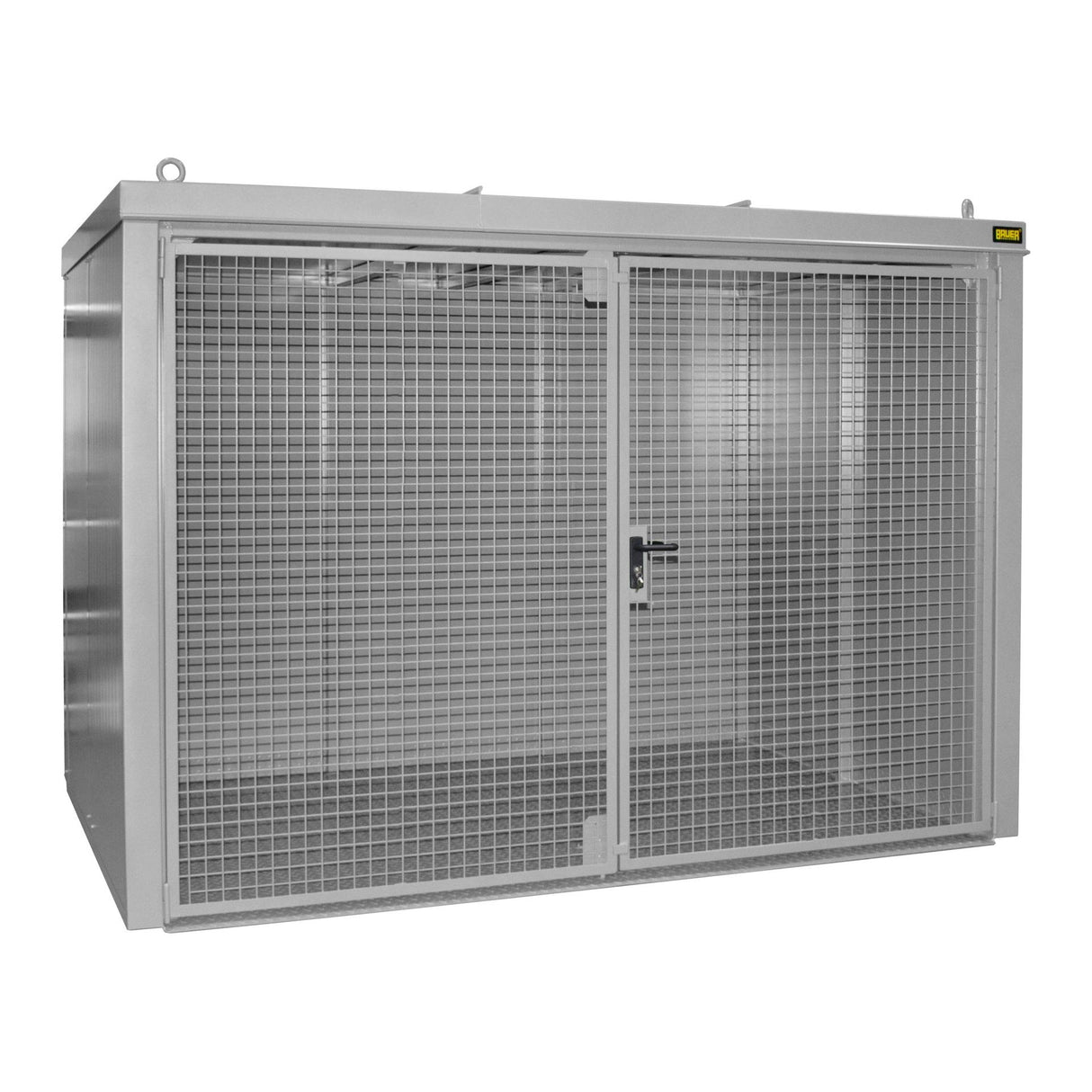 BAUER Südlohn Gasflaschen-Container Typ GFC-B M5 RAL 7005 Mausgrau - Art.-Nr. 4477-35-0000-5