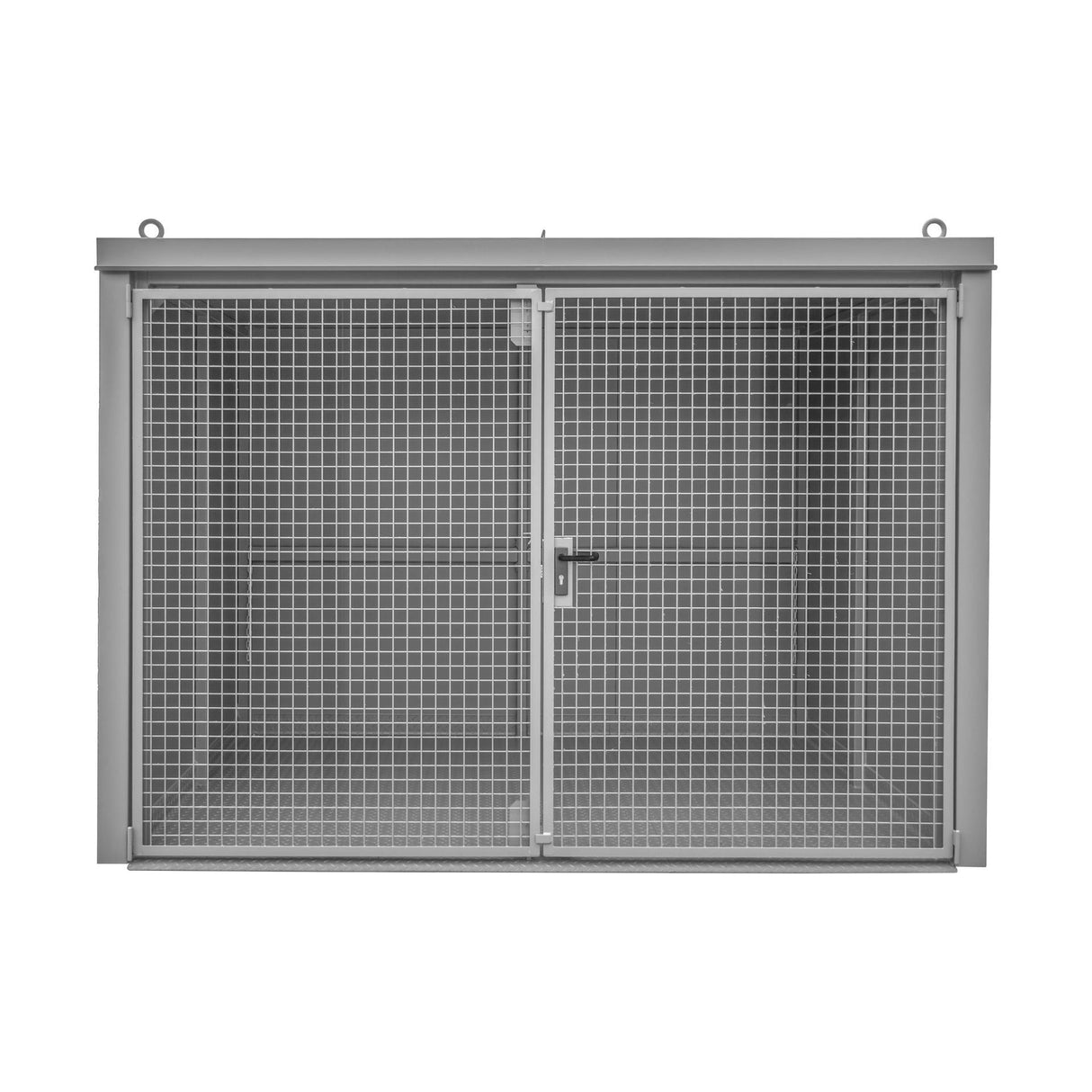 BAUER Südlohn Gasflaschen-Container Typ GFC-B M5 RAL 7005 Mausgrau - Art.-Nr. 4477-35-0000-5