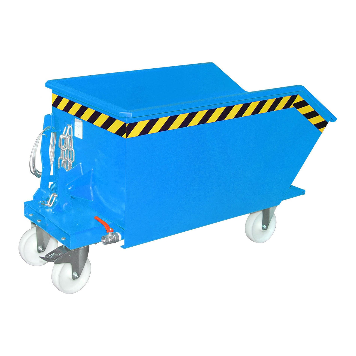 BAUER Südlohn Späne-Kippbehälter Typ SGU 30 RAL 5012 Lichtblau - Art.-Nr. 4479-01-0000-3