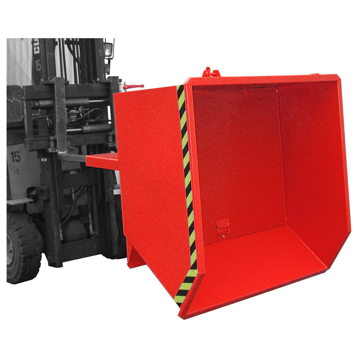 BAUER Südlohn Späne-Kippbehälter Typ SGU 75 RAL 3000 Feuerrot - Art.-Nr. 4479-03-0000-2