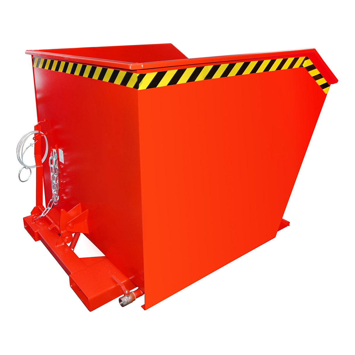 BAUER Südlohn Späne-Kippbehälter Typ SGU 100 RAL 3000 Feuerrot - Art.-Nr. 4479-04-0000-2