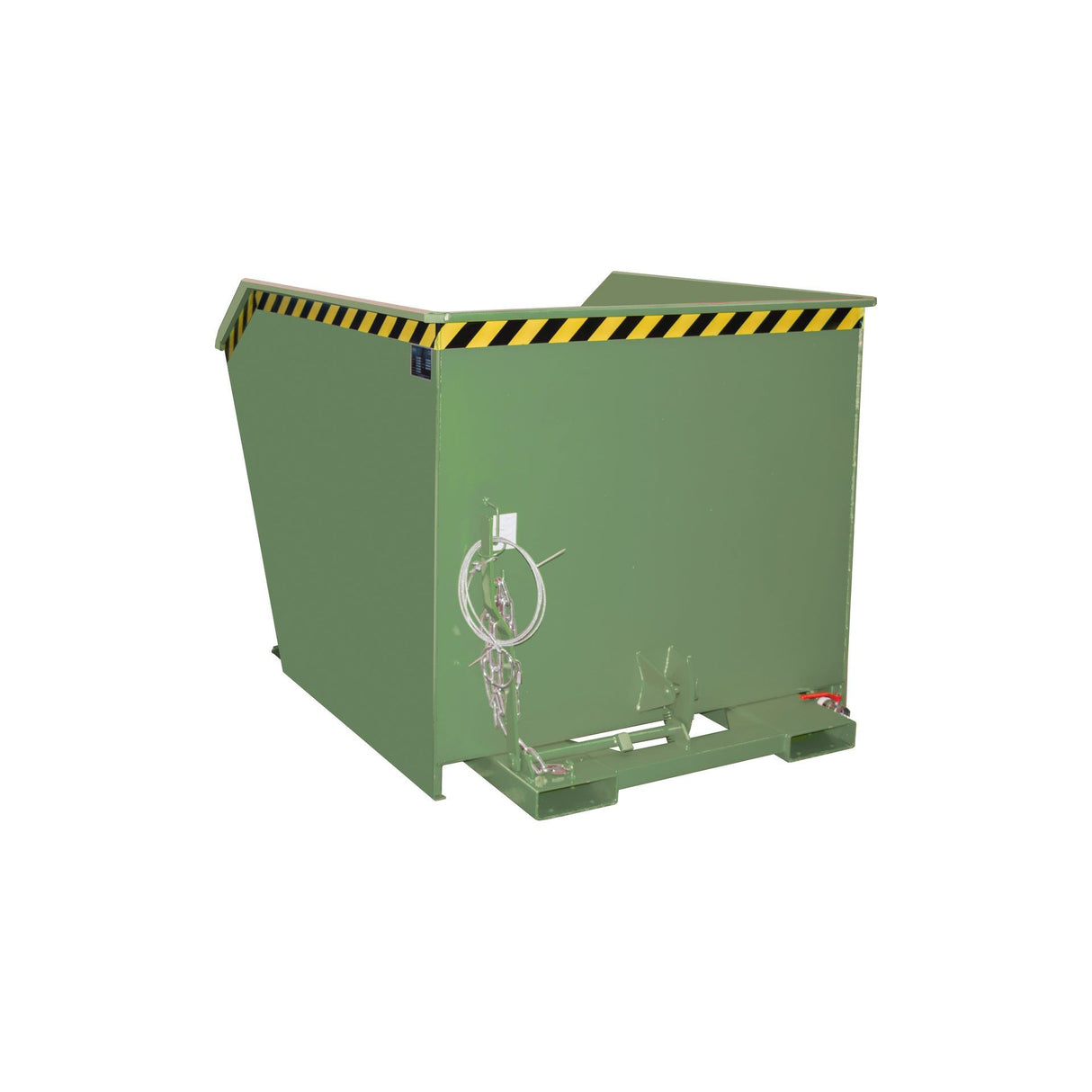 BAUER Südlohn Späne-Kippbehälter Typ SGU 150 RAL 6011 Resedagrün - Art.-Nr. 4479-05-0000-4