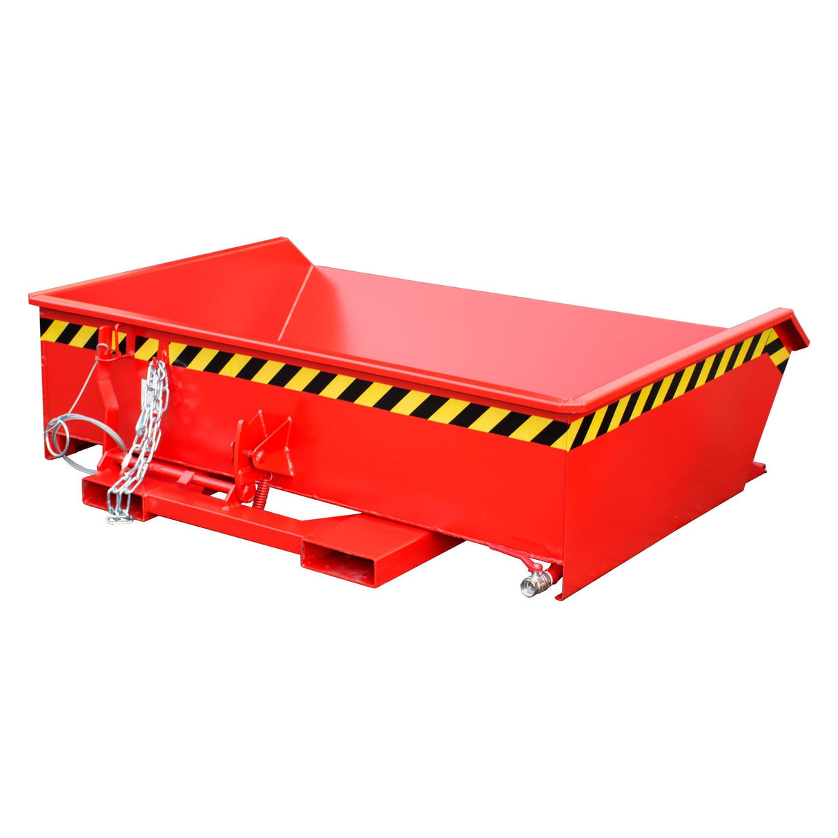 BAUER Südlohn Mini-Späne-Kippbehälter Typ SMGU 610 RAL 3000 Feuerrot - Art.-Nr. 4479-28-0000-2