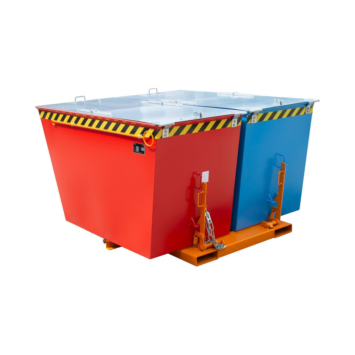 BAUER Südlohn Kippbehälter Typ DUO RAL 2000 Gelborange - Art.-Nr. 4480-02-0000-1