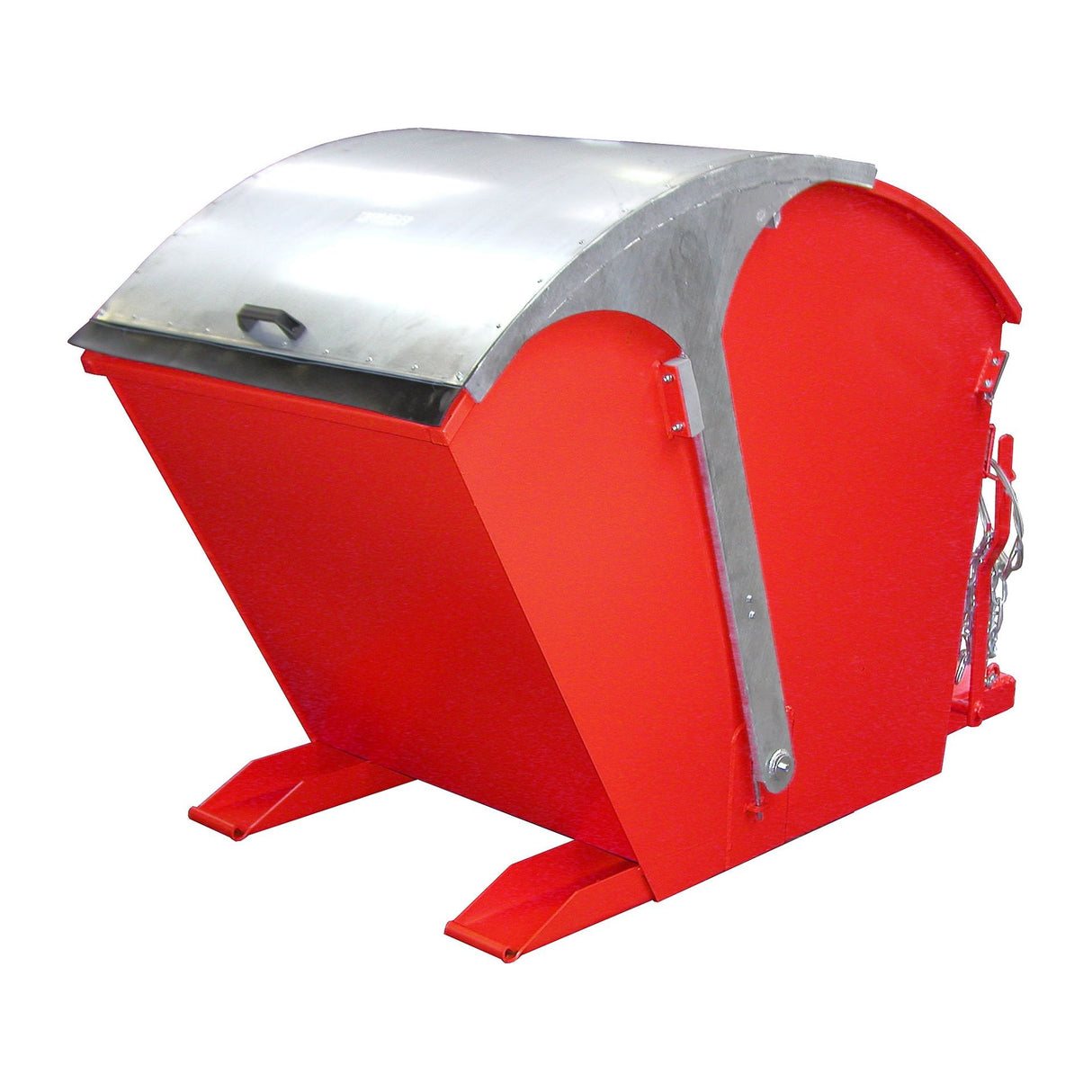 BAUER Südlohn Kippbehälter Typ RD 1000 RAL 3000 Feuerrot - Art.-Nr. 4483-02-0000-2