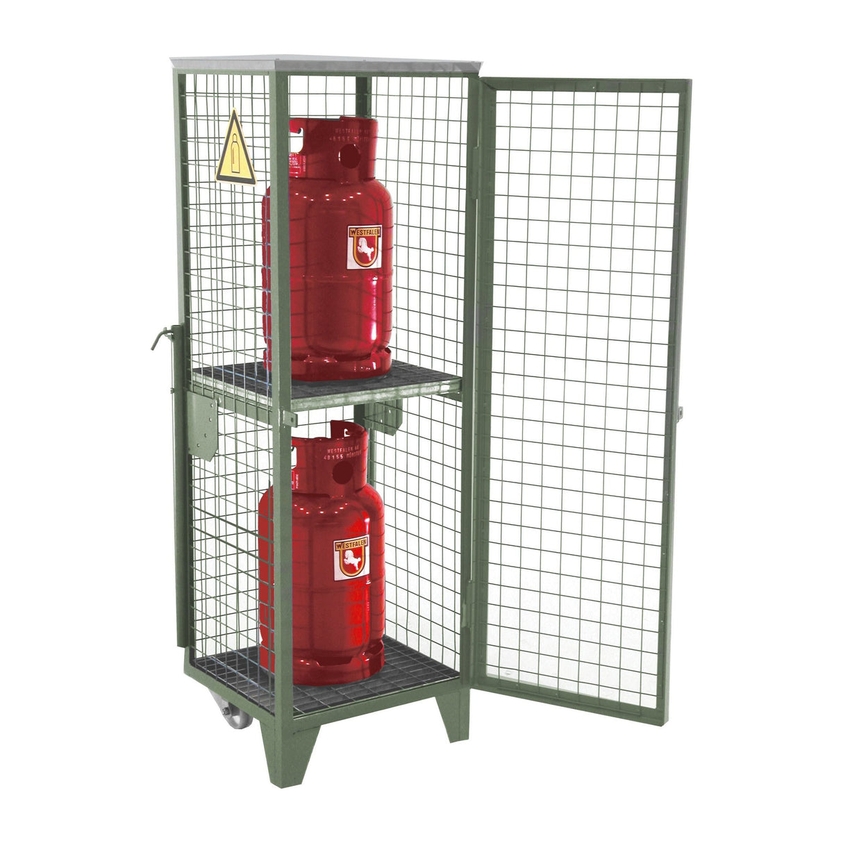 BAUER Südlohn Gasflaschen-Depot Typ GFD-R 2 RAL 7005 Mausgrau - Art.-Nr. 4495-01-0000-5