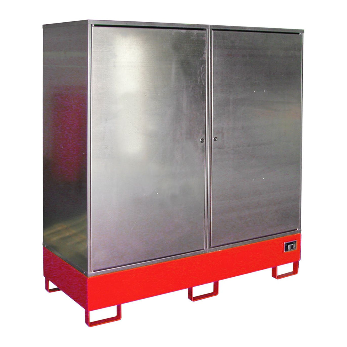 BAUER Südlohn Gefahrstoff-Schrank Typ GS-2 RAL 3000 Feuerrot - Art.-Nr. 4495-21-0000-2