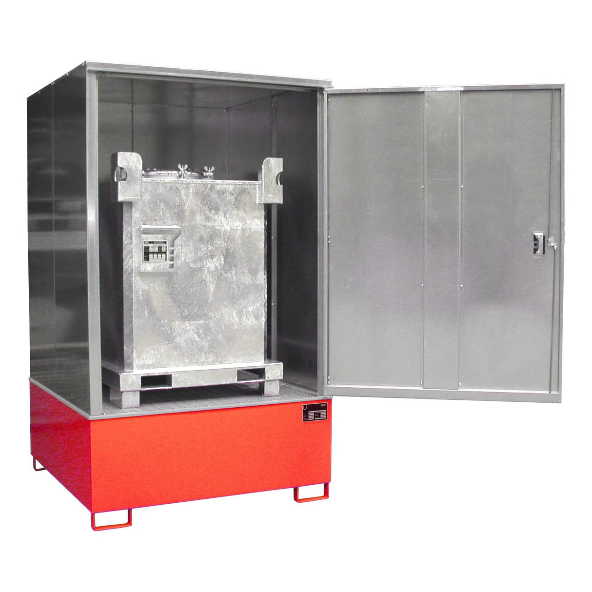 BAUER Südlohn Gefahrstoff-Schrank Typ GS-4 RAL 3000 Feuerrot - Art.-Nr. 4495-23-0000-2