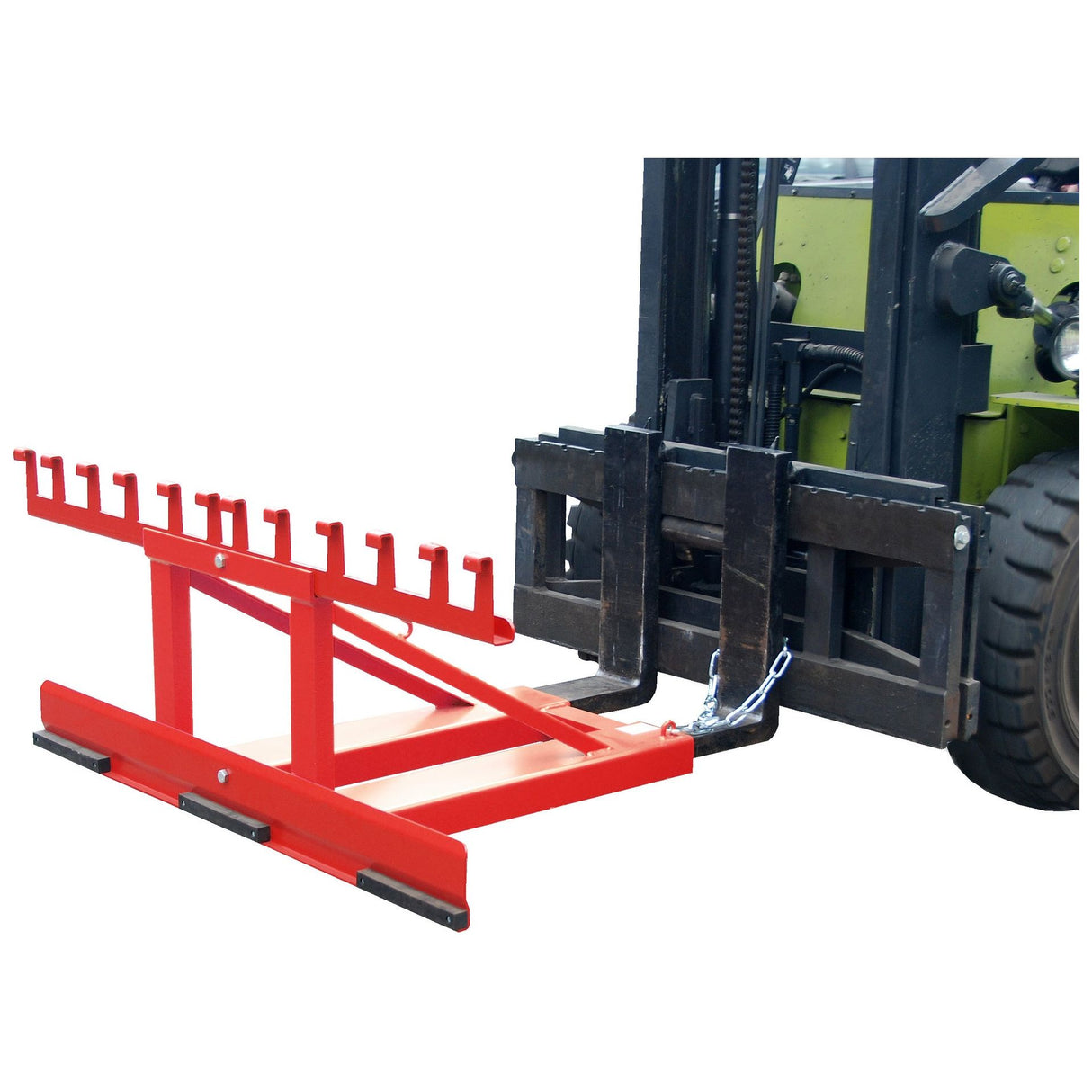 BAUER Südlohn Mülltonnen-Heber Typ MH-III RAL 3000 Feuerrot - Art.-Nr. 4496-07-0000-2