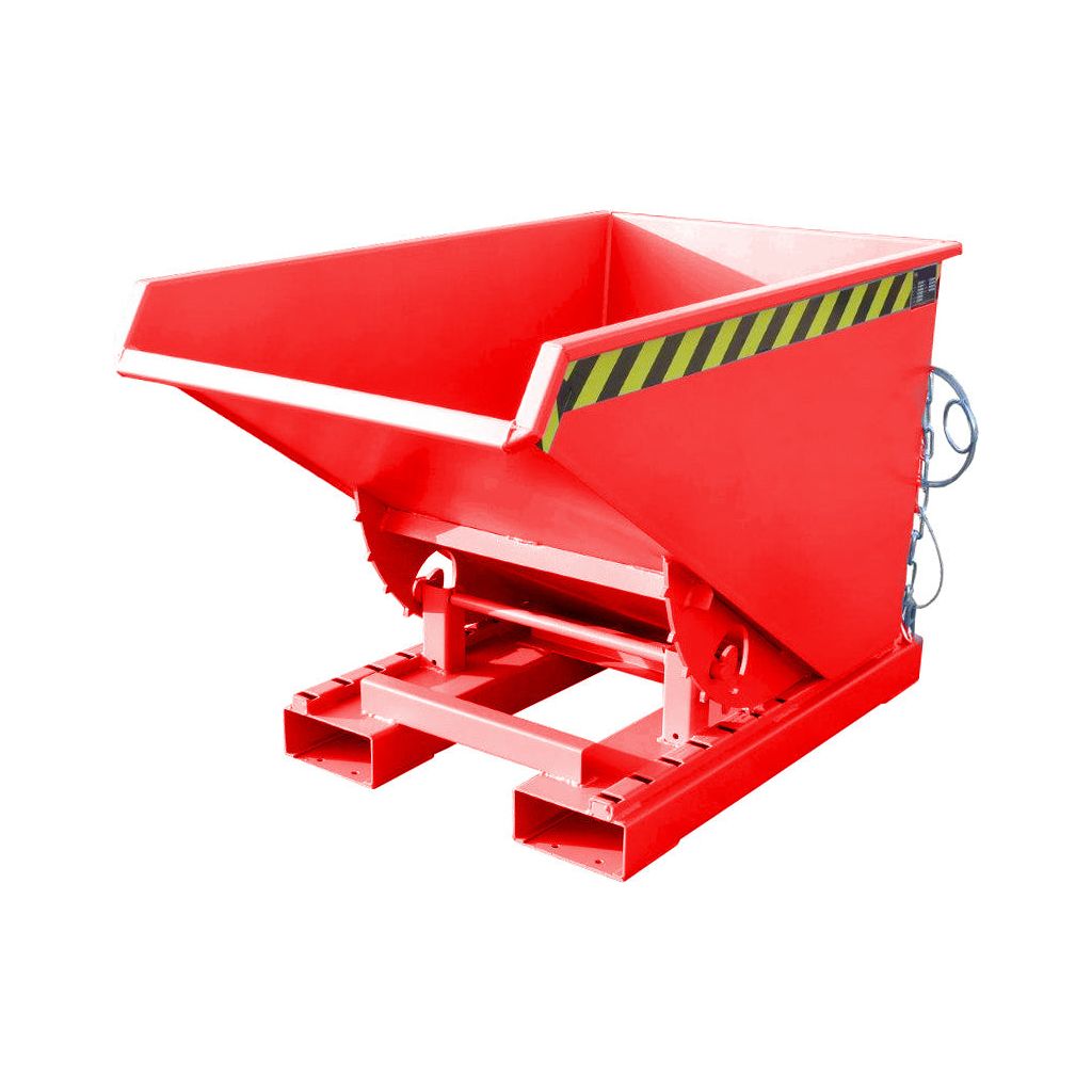 BAUER Südlohn Kippbehälter ® Typ EXPO 300 RAL 3000 Feuerrot - Art.-Nr. 4498-01-0000-2