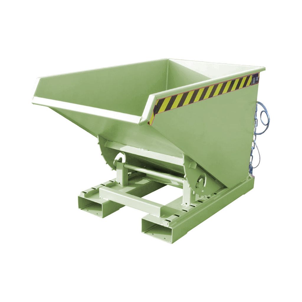 BAUER Südlohn Kippbehälter ® Typ EXPO 300 RAL 6011 Resedagrün - Art.-Nr. 4498-01-0000-4