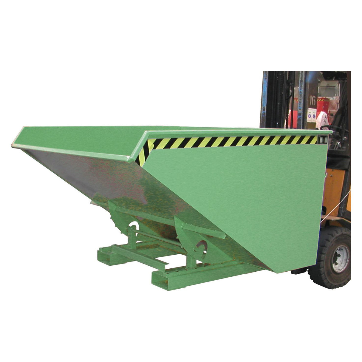 BAUER Südlohn Kippbehälter ® Typ EXPO 1200 RAL 6011 Resedagrün - Art.-Nr. 4498-04-0000-4