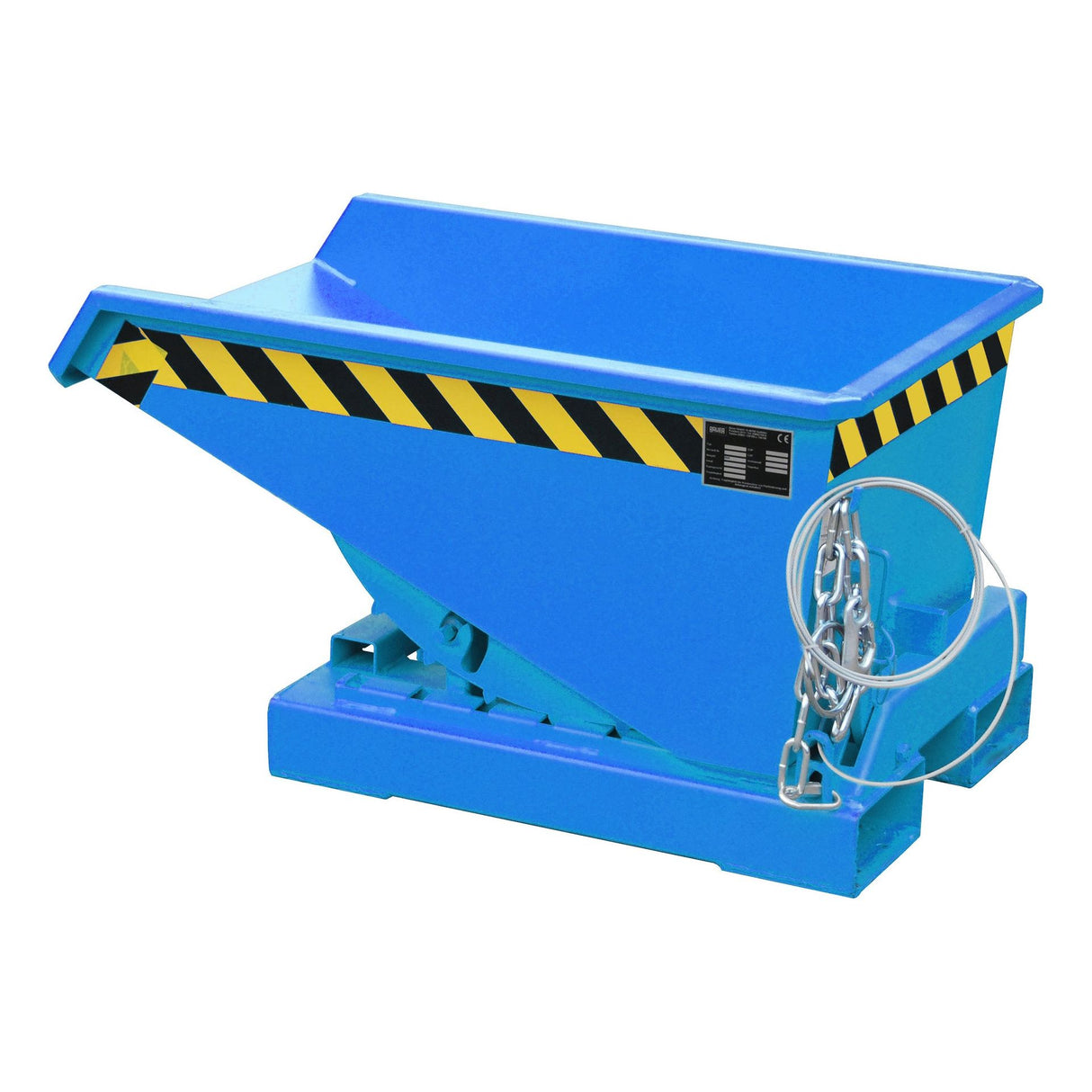 BAUER Südlohn Kippbehälter ® Typ EXPO 150 RAL 5012 Lichtblau - Art.-Nr. 4498-07-0000-3