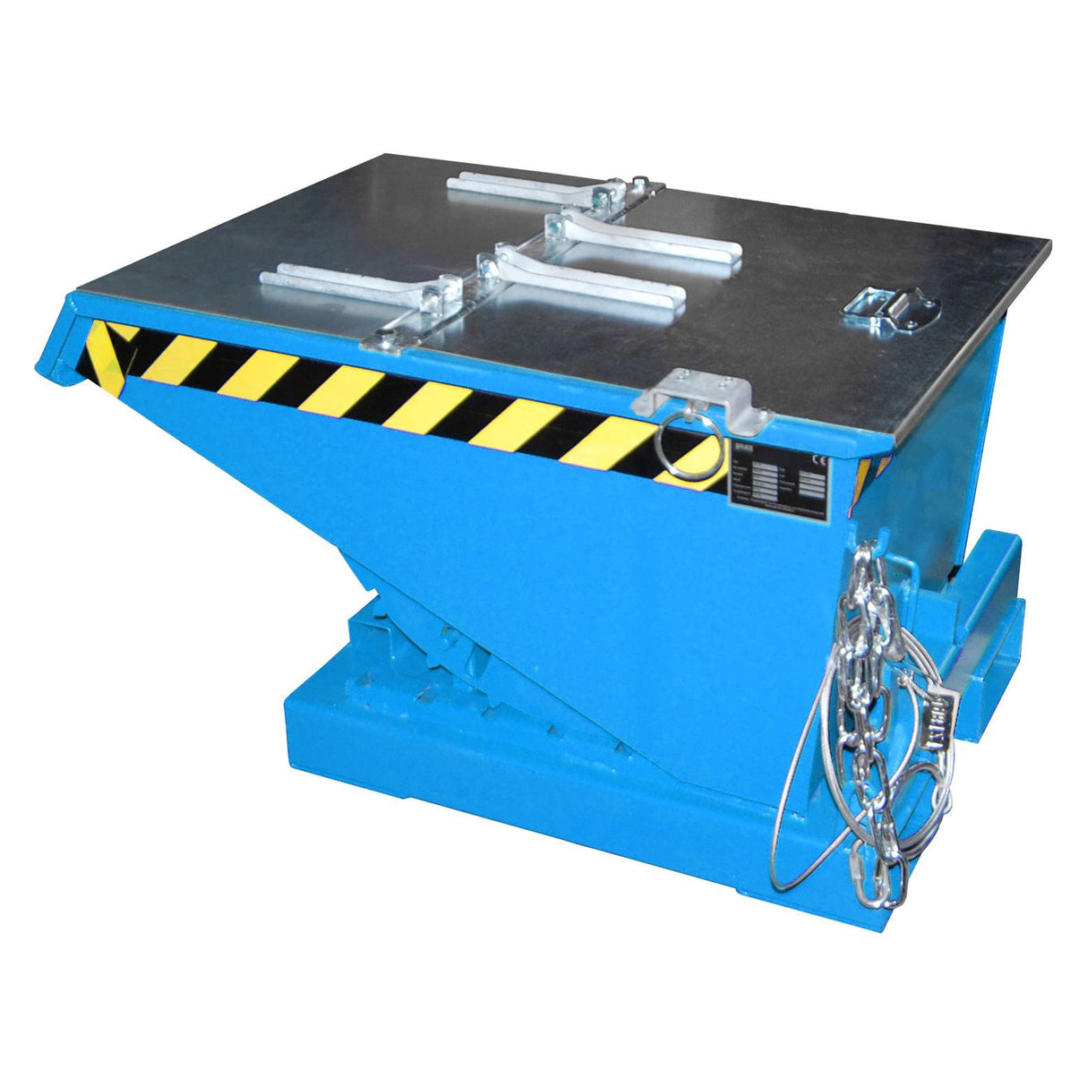 BAUER Südlohn Kippbehälter ® Typ EXPO 150 RAL 5012 Lichtblau - Art.-Nr. 4498-07-0000-3