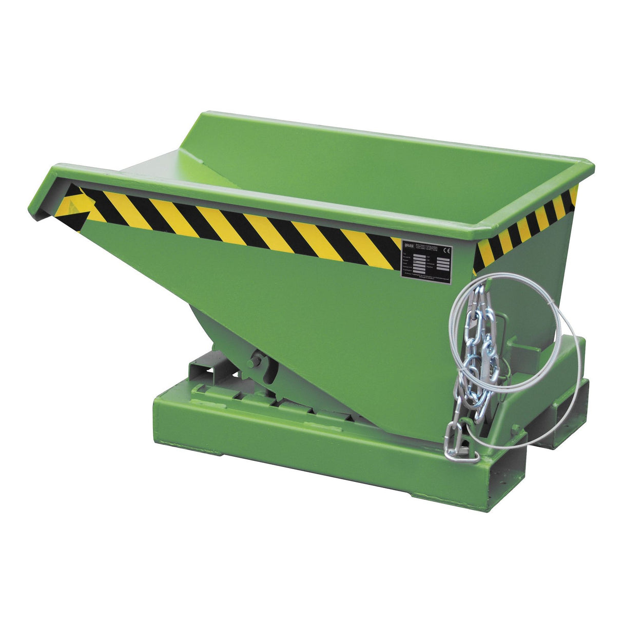 BAUER Südlohn Kippbehälter ® Typ EXPO 150 RAL 6011 Resedagrün - Art.-Nr. 4498-07-0000-4