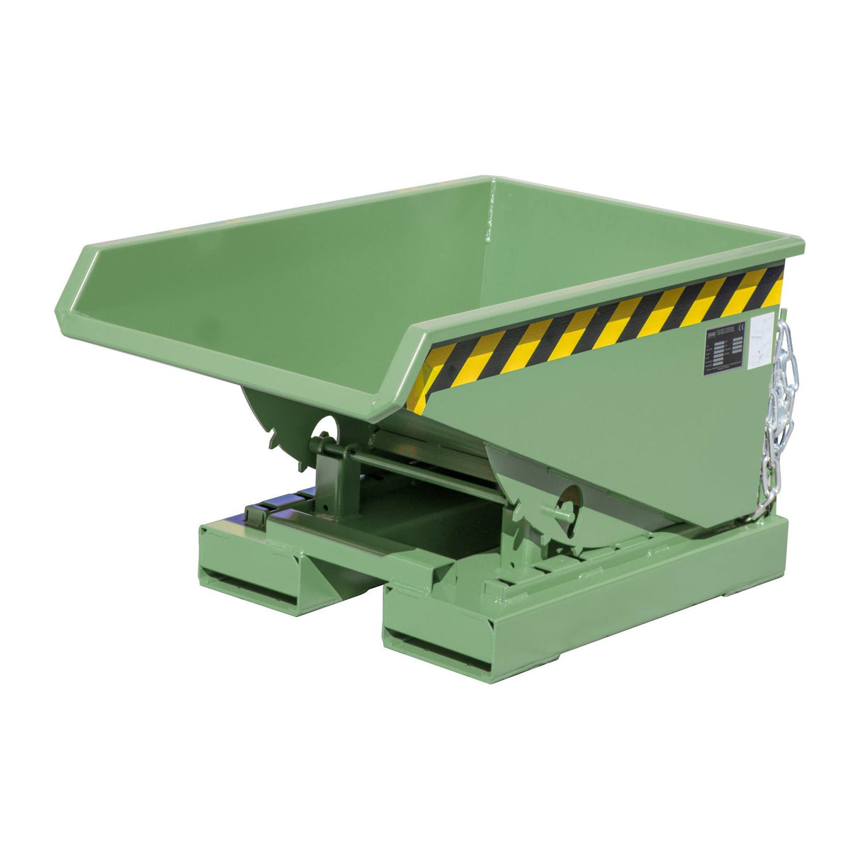 BAUER Südlohn Kippbehälter ® Typ EXPO 150 RAL 6011 Resedagrün - Art.-Nr. 4498-07-0000-4