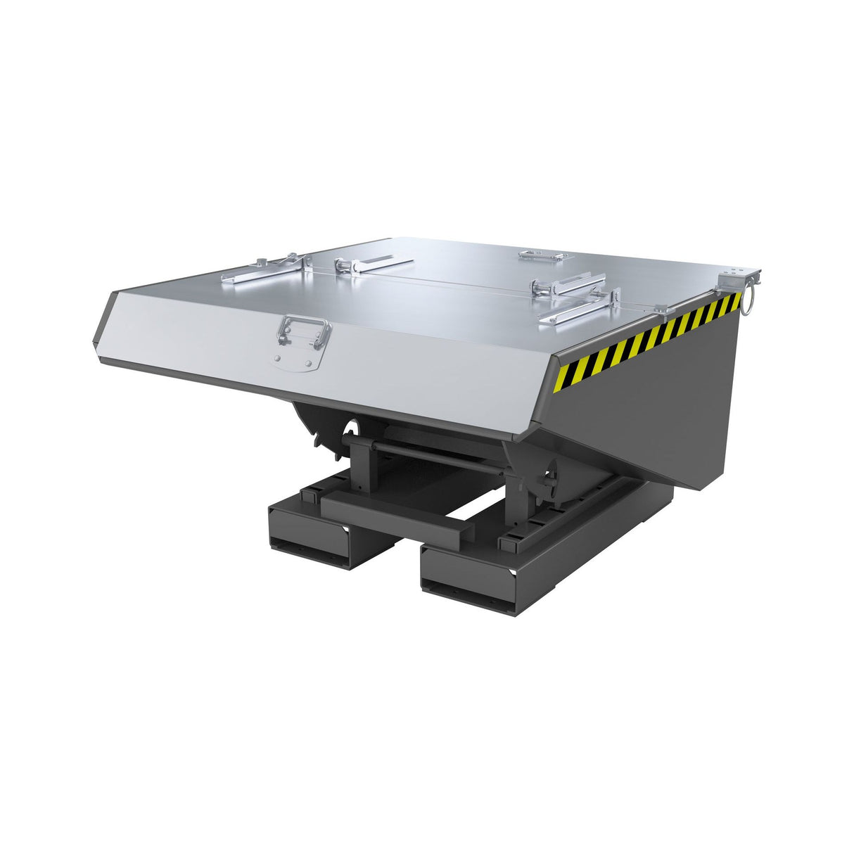 BAUER Südlohn Kippbehälter ® Typ EXPO 225 RAL 7005 Mausgrau - Art.-Nr. 4498-08-0000-5