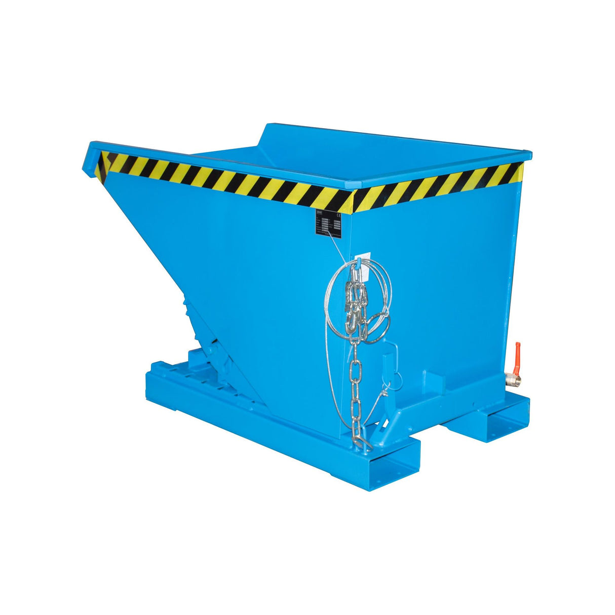 BAUER Südlohn Späne-Kippbehälter ®-E Typ EXPO-E 300 RAL 5012 Lichtblau - Art.-Nr. 4498-50-0000-3