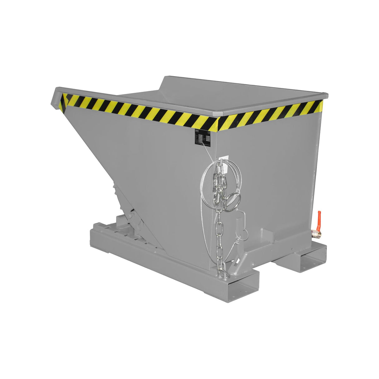 BAUER Südlohn Späne-Kippbehälter ®-E Typ EXPO-E 300 RAL 7005 Mausgrau - Art.-Nr. 4498-50-0000-5