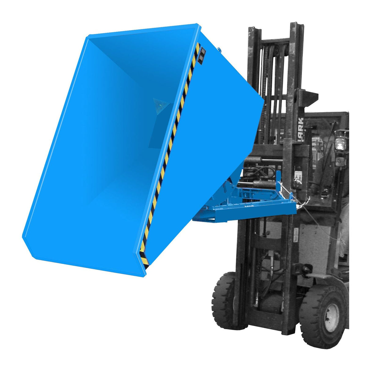 BAUER Südlohn Späne-Kippbehälter ®-E Typ EXPO-E 1200 RAL 5012 Lichtblau - Art.-Nr. 4498-53-0000-3