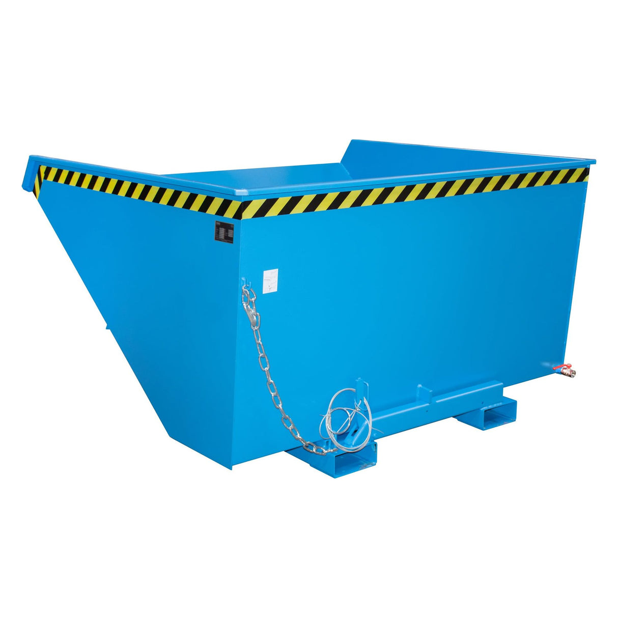 BAUER Südlohn Späne-Kippbehälter ®-E Typ EXPO-E 2100 RAL 5012 Lichtblau - Art.-Nr. 4498-55-0000-3