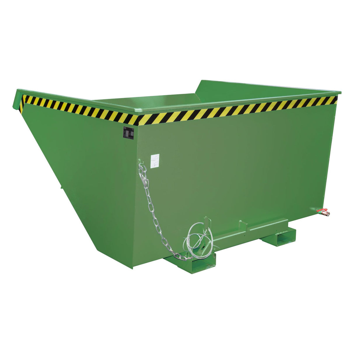 BAUER Südlohn Späne-Kippbehälter ®-E Typ EXPO-E 2100 RAL 6011 Resedagrün - Art.-Nr. 4498-55-0000-4