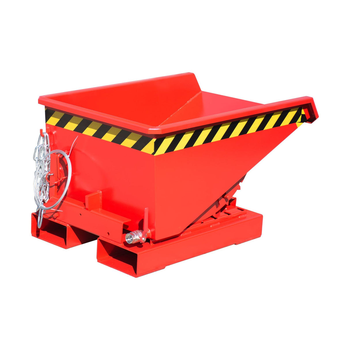 BAUER Südlohn Späne-Kippbehälter ®-E Typ EXPO-E 150 RAL 3000 Feuerrot - Art.-Nr. 4498-56-0000-2