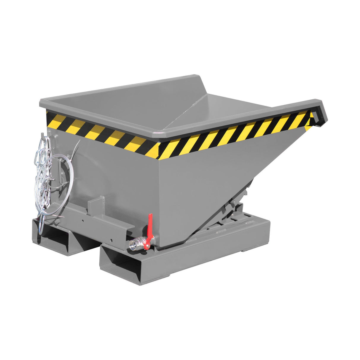 BAUER Südlohn Späne-Kippbehälter ®-E Typ EXPO-E 150 RAL 7005 Mausgrau - Art.-Nr. 4498-56-0000-5