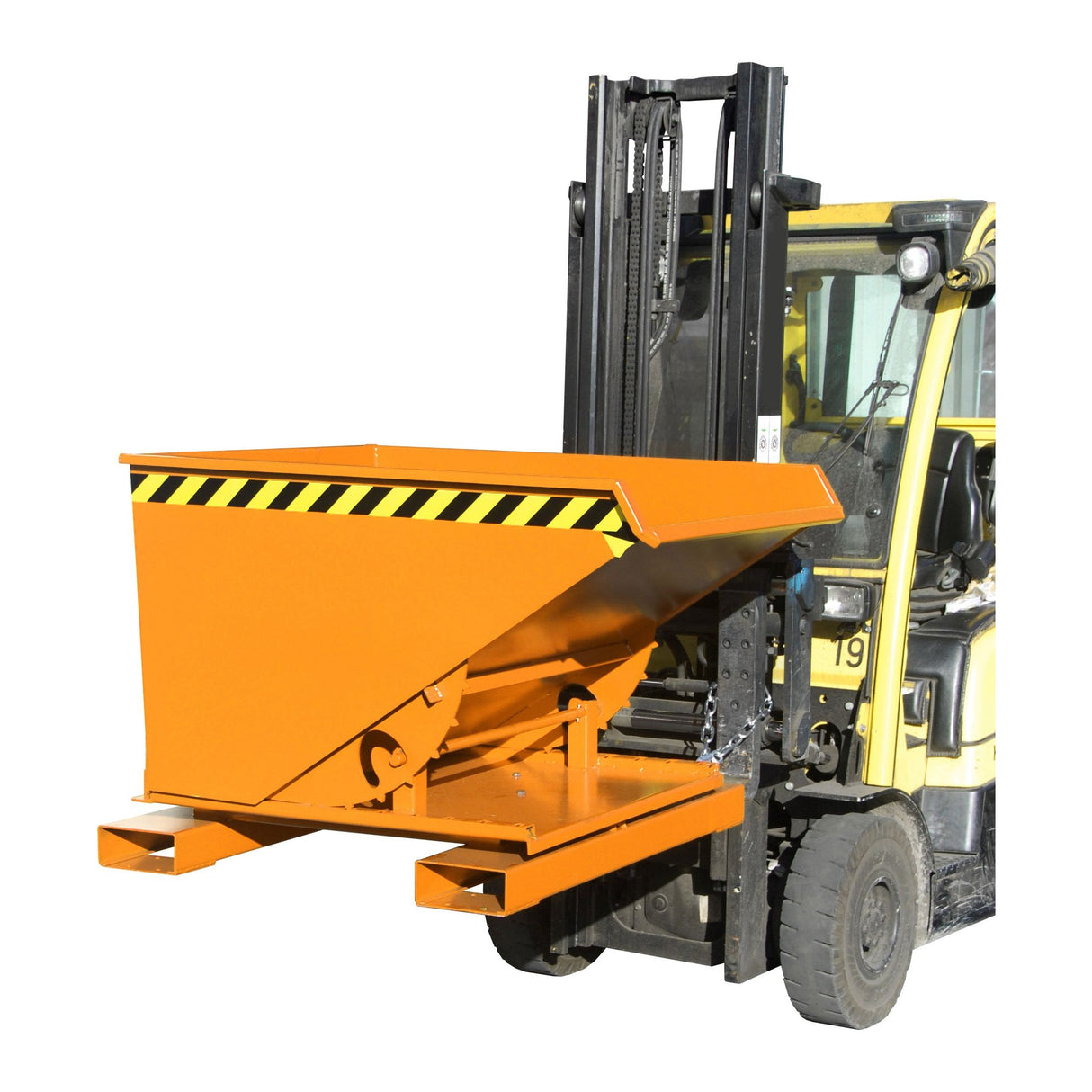 BAUER Südlohn Kippbehälter Typ 3S 600 RAL 2000 Gelborange - Art.-Nr. 4498-71-0000-1