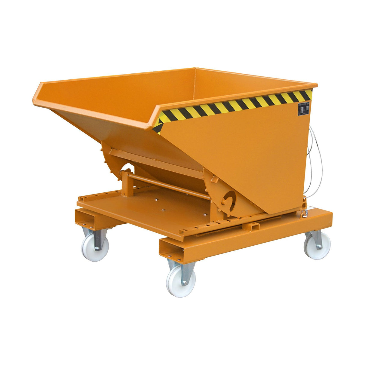 BAUER Südlohn Kippbehälter Typ 3S 600 RAL 2000 Gelborange - Art.-Nr. 4498-71-0000-1