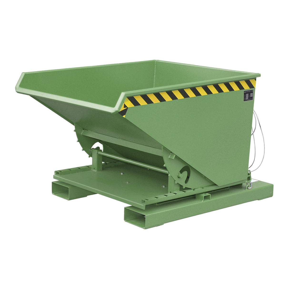 BAUER Südlohn Kippbehälter Typ 3S 600 RAL 6011 Resedagrün - Art.-Nr. 4498-71-0000-4