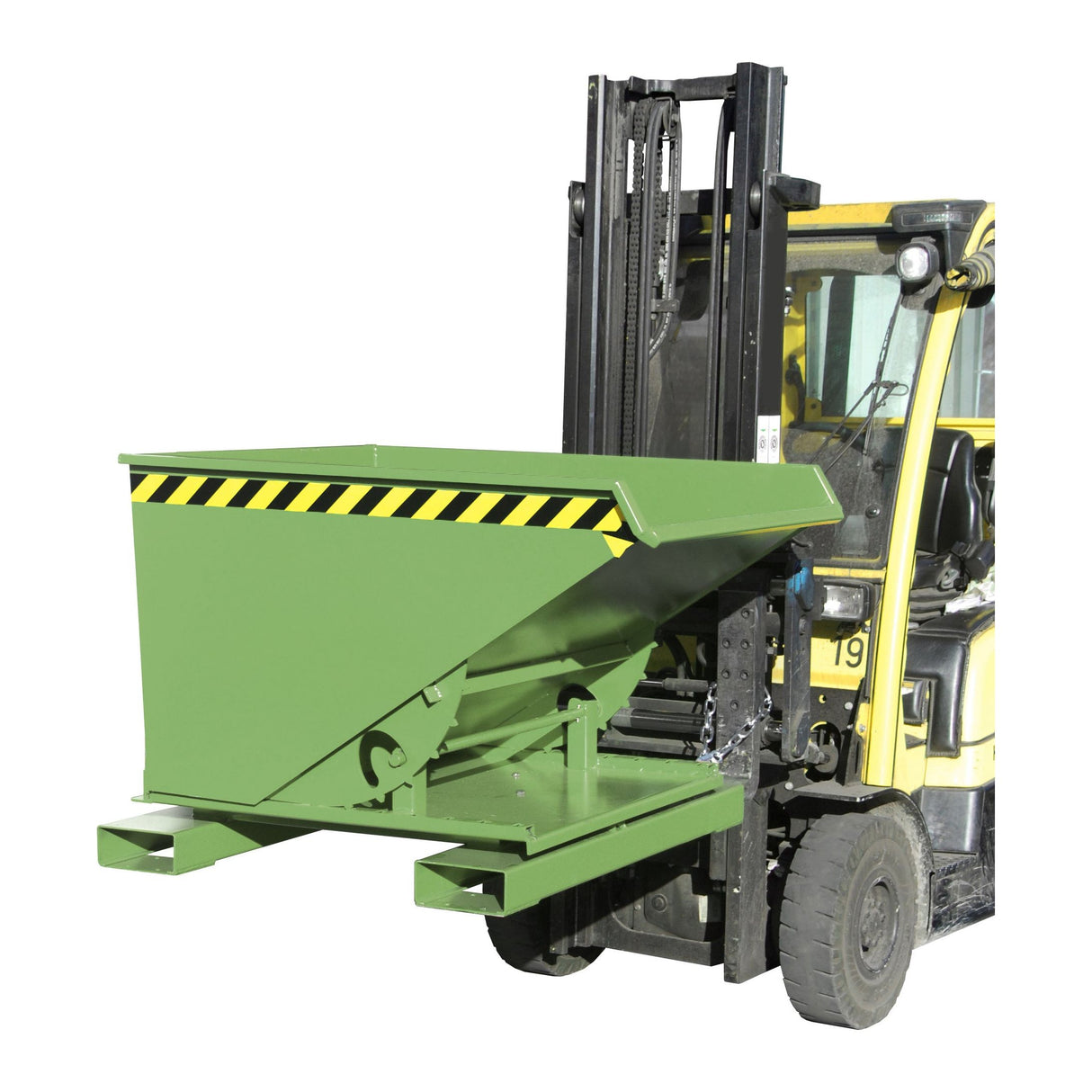 BAUER Südlohn Kippbehälter Typ 3S 600 RAL 6011 Resedagrün - Art.-Nr. 4498-71-0000-4