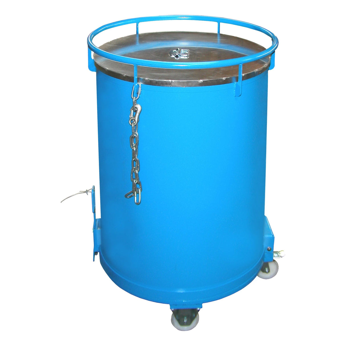 BAUER Südlohn Rundbehälter Typ RB 450 RAL 5012 Lichtblau - Art.-Nr. 4507-01-0000-3