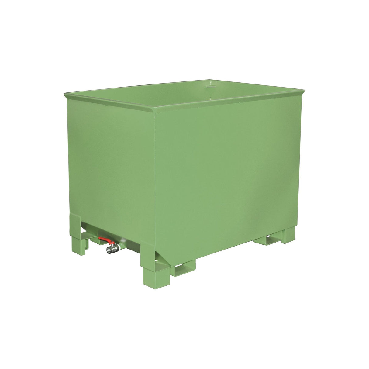 BAUER Südlohn Spänekasten Typ CS 80 RAL 6011 Resedagrün - Art.-Nr. 4511-04-2500-4