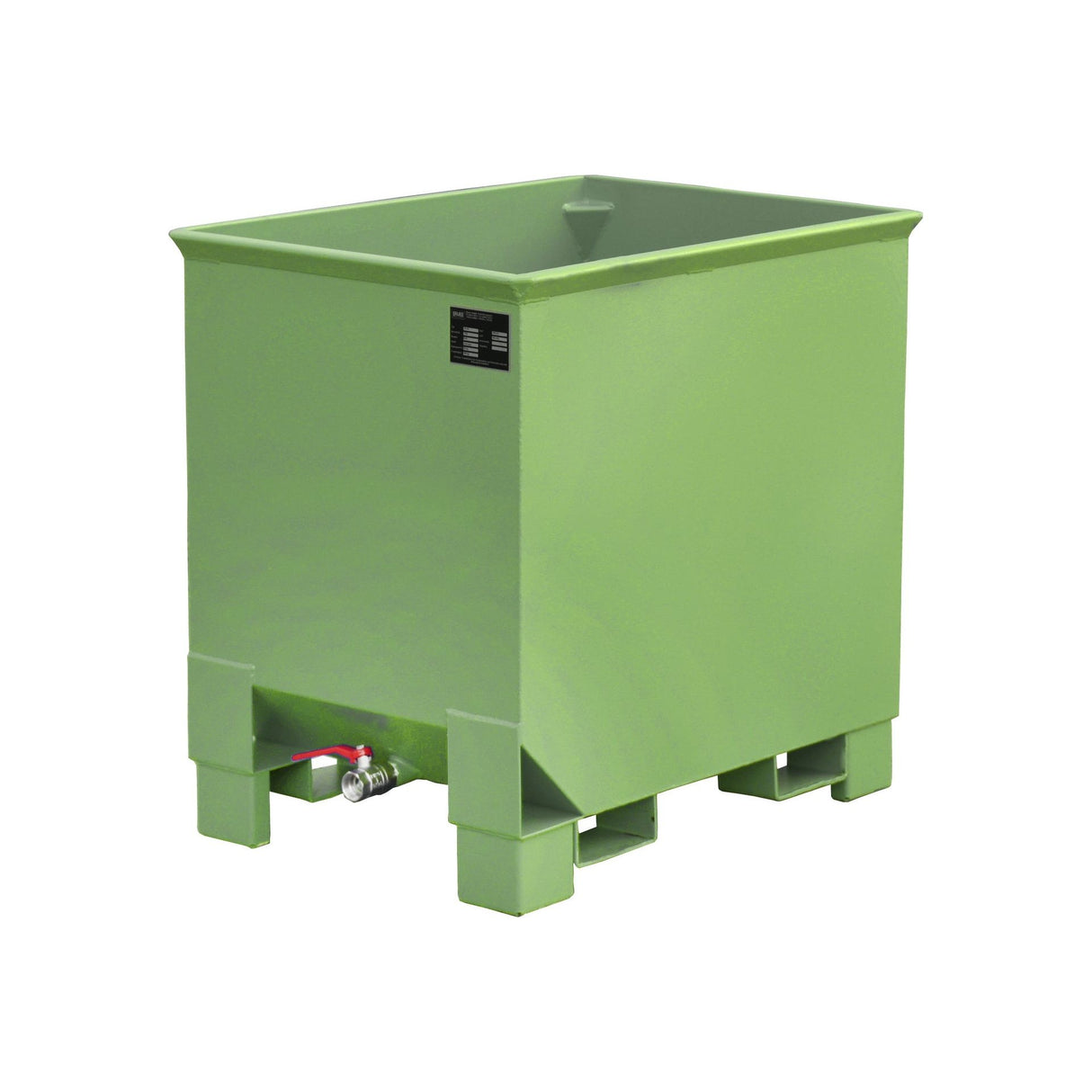 BAUER Südlohn Spänekasten Typ CS 30 RAL 6011 Resedagrün - Art.-Nr. 4511-04-4500-4