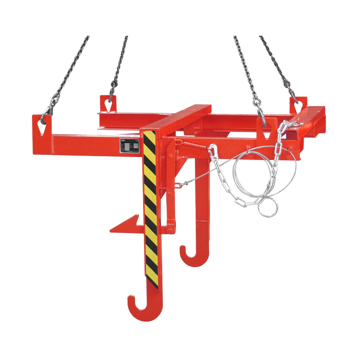 BAUER Südlohn Kipptraverse für Baustoffbehälter Typ BBT RAL 3000 Feuerrot - Art.-Nr. 4511-08-0000-2