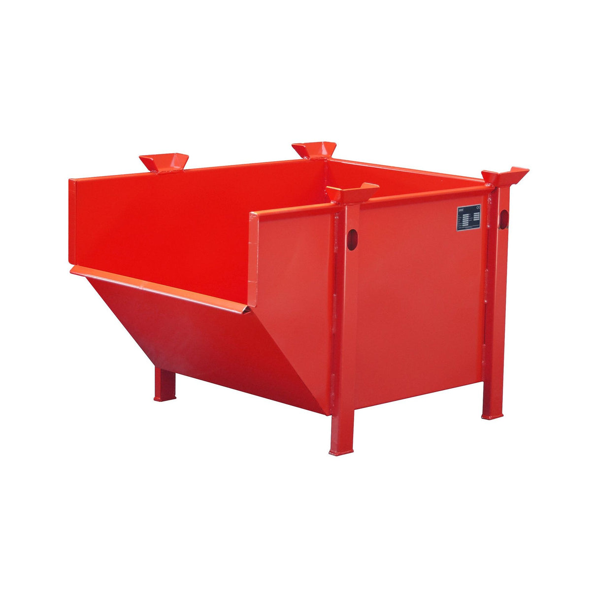 BAUER Südlohn Materialbehälter Typ BBM 500 RAL 3000 Feuerrot - Art.-Nr. 4511-30-0000-2