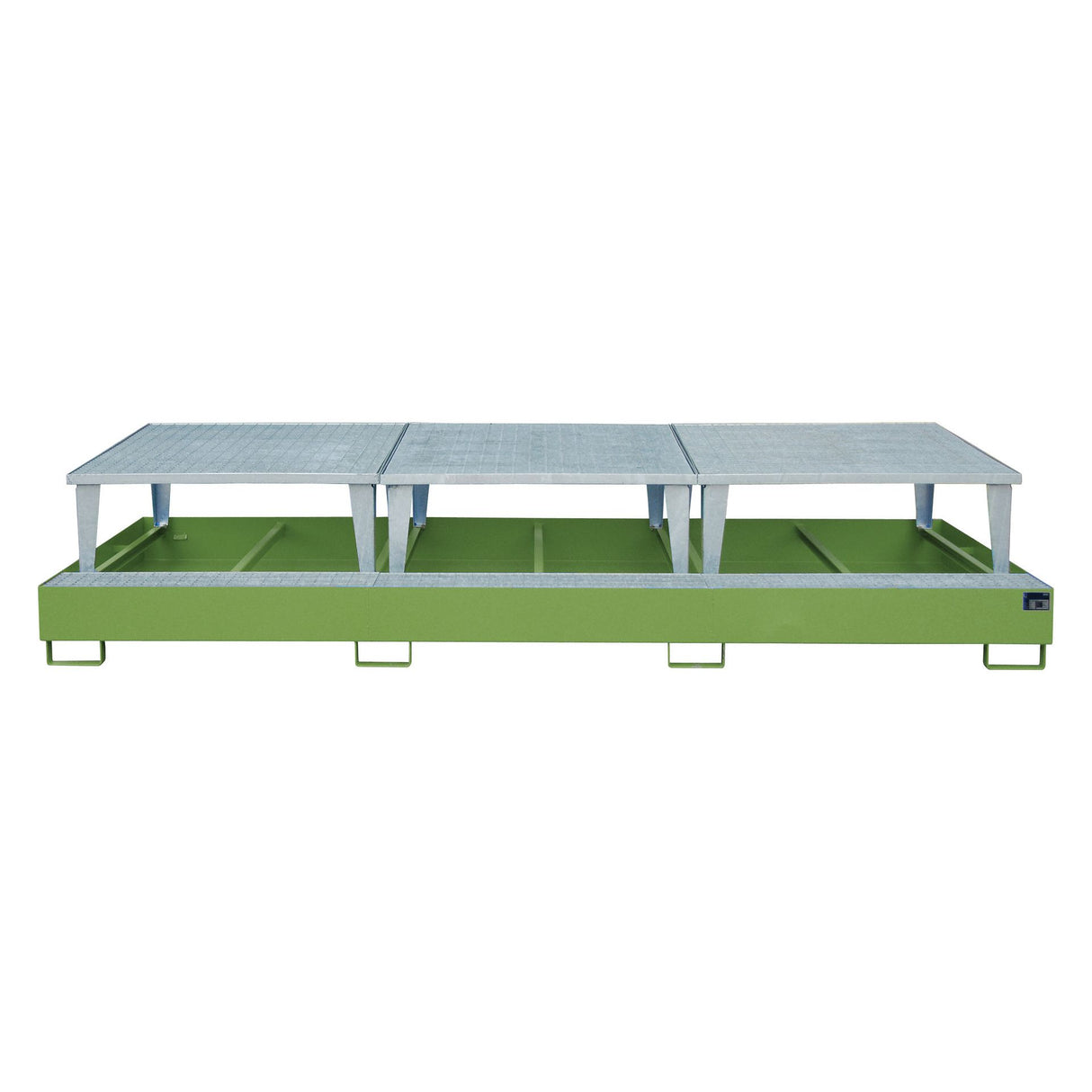 BAUER Südlohn Auffangwanne Typ AWA 1000-3 RAL 6011 Resedagrün - Art.-Nr. 4518-20-0000-4