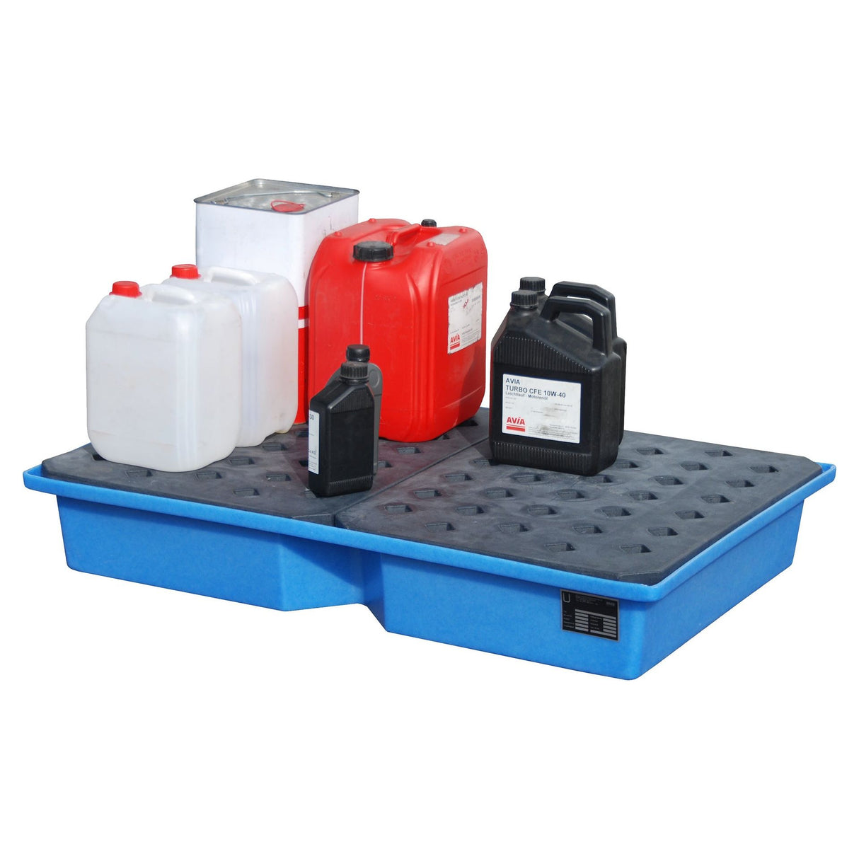 BAUER Südlohn GREEN-LINE PE-Auffangwanne für Paletten PE-Auffangwanne für Paletten Typ KWP-P 100 - Art.-Nr. 4520-45-0000-0