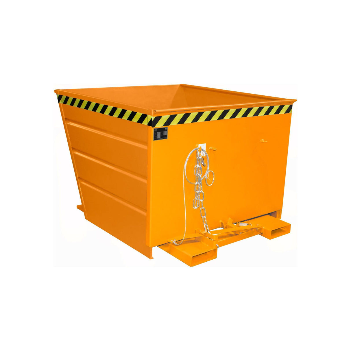 BAUER Südlohn Kippbehälter Typ VG 1100 RAL 2000 Gelborange - Art.-Nr. 4535-04-0000-1