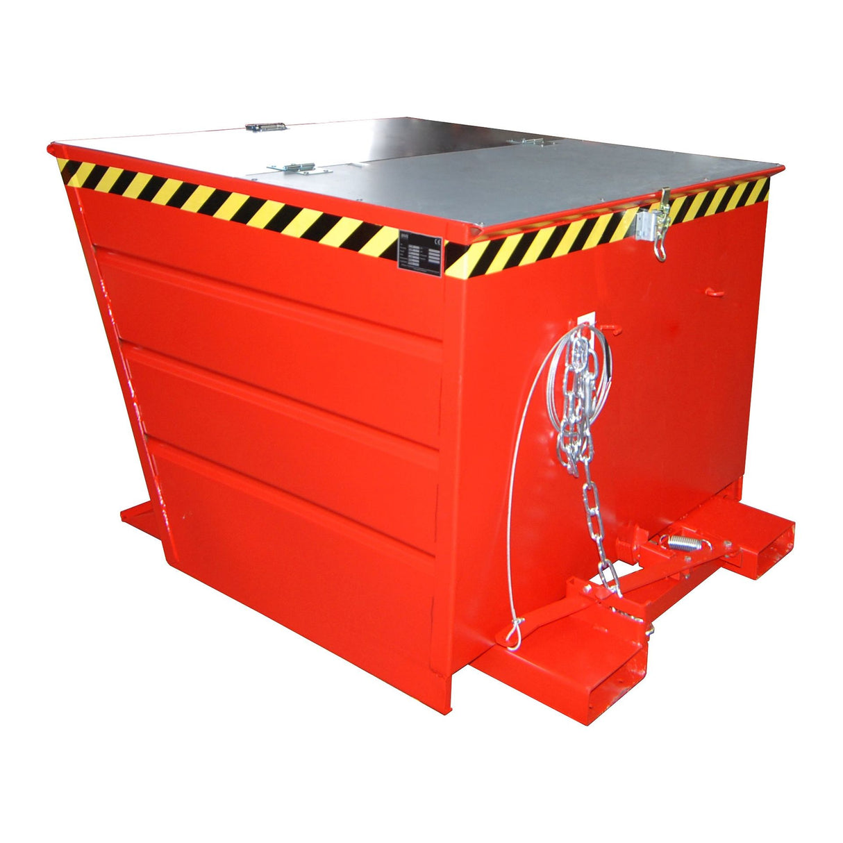 BAUER Südlohn Kippbehälter Typ VG 1100 RAL 3000 Feuerrot - Art.-Nr. 4535-04-0000-2