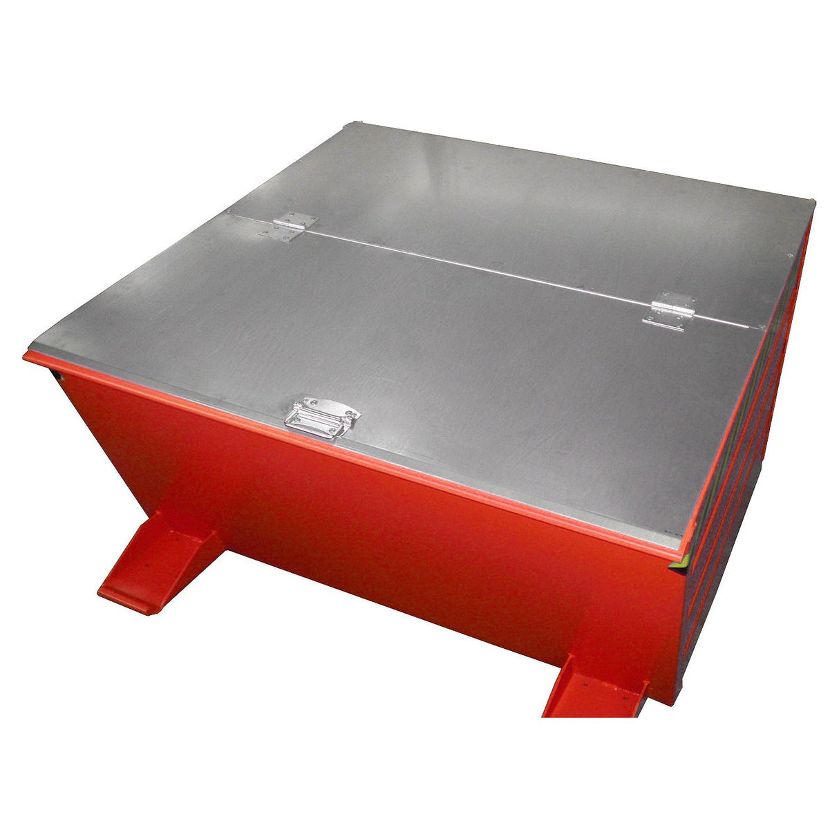 BAUER Südlohn Kippbehälter Typ VD 800 RAL 3000 Feuerrot - Art.-Nr. 4535-12-0000-2