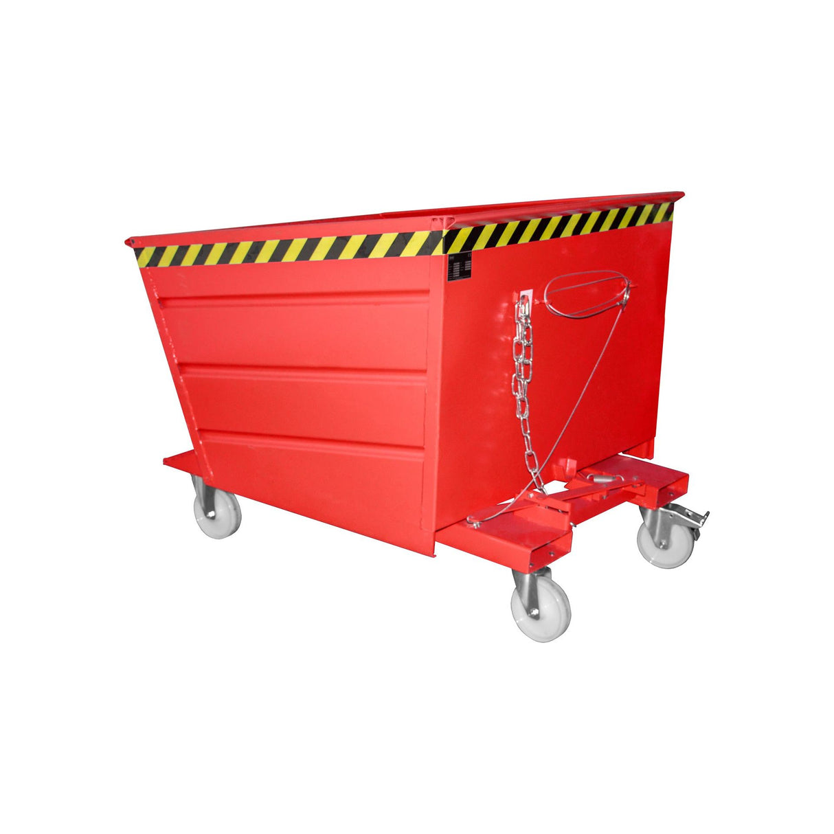 BAUER Südlohn Kippbehälter Typ VD 1000 RAL 3000 Feuerrot - Art.-Nr. 4535-13-0000-2