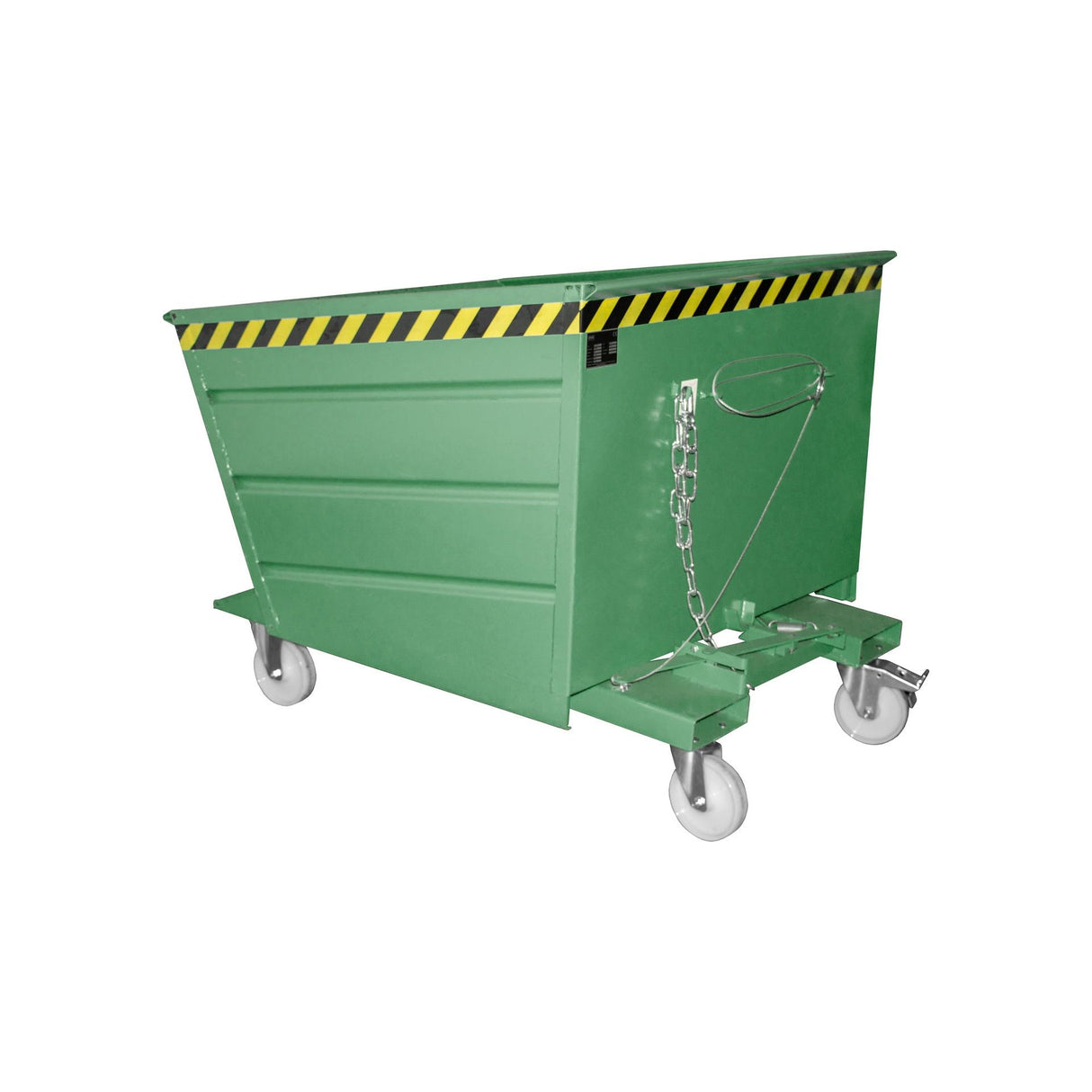 BAUER Südlohn Kippbehälter Typ VD 1000 RAL 6011 Resedagrün - Art.-Nr. 4535-13-0000-4