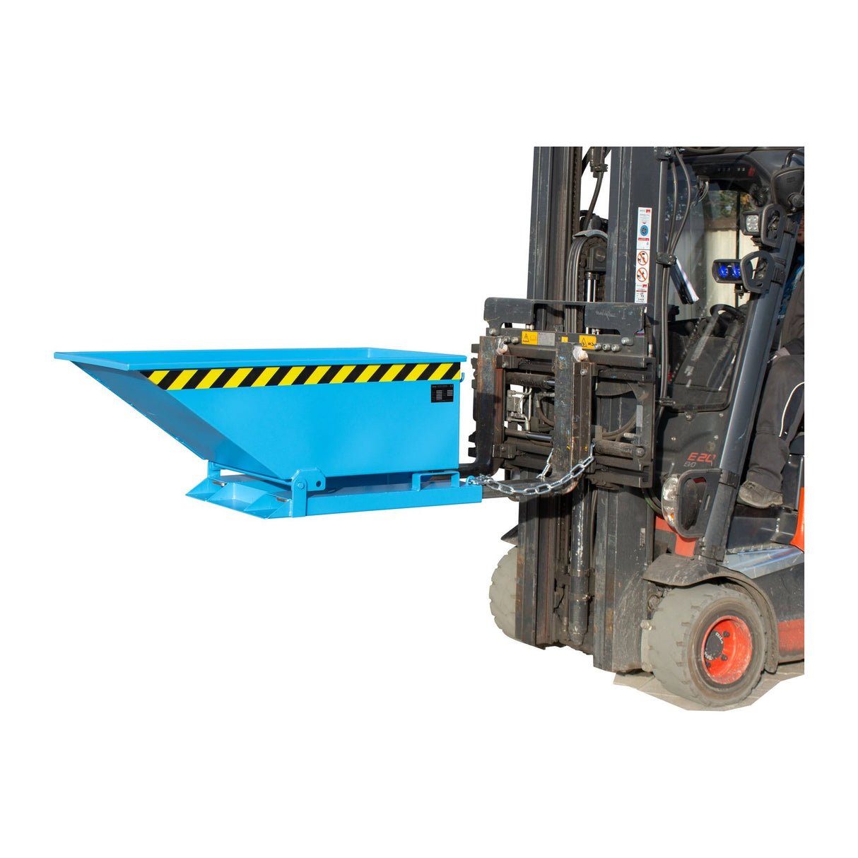 BAUER Südlohn Kippmulde Typ KN 250 RAL 5012 Lichtblau - Art.-Nr. 4541-06-0000-3