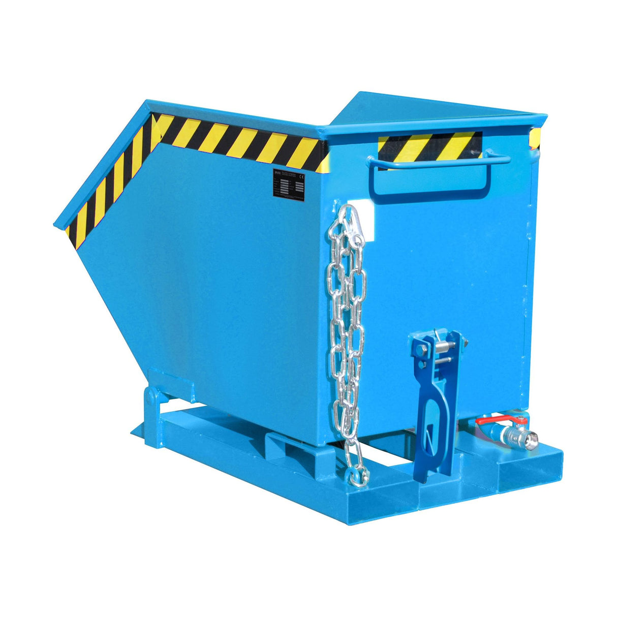 BAUER Südlohn Späne-Kippmulde Typ SKK 250 RAL 5012 Lichtblau - Art.-Nr. 4541-08-0000-3