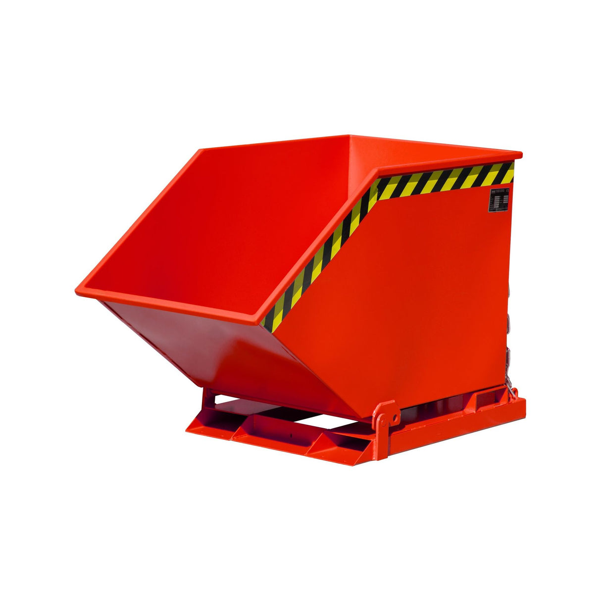 BAUER Südlohn Späne-Kippmulde Typ SKK 400 RAL 3000 Feuerrot - Art.-Nr. 4541-09-0000-2