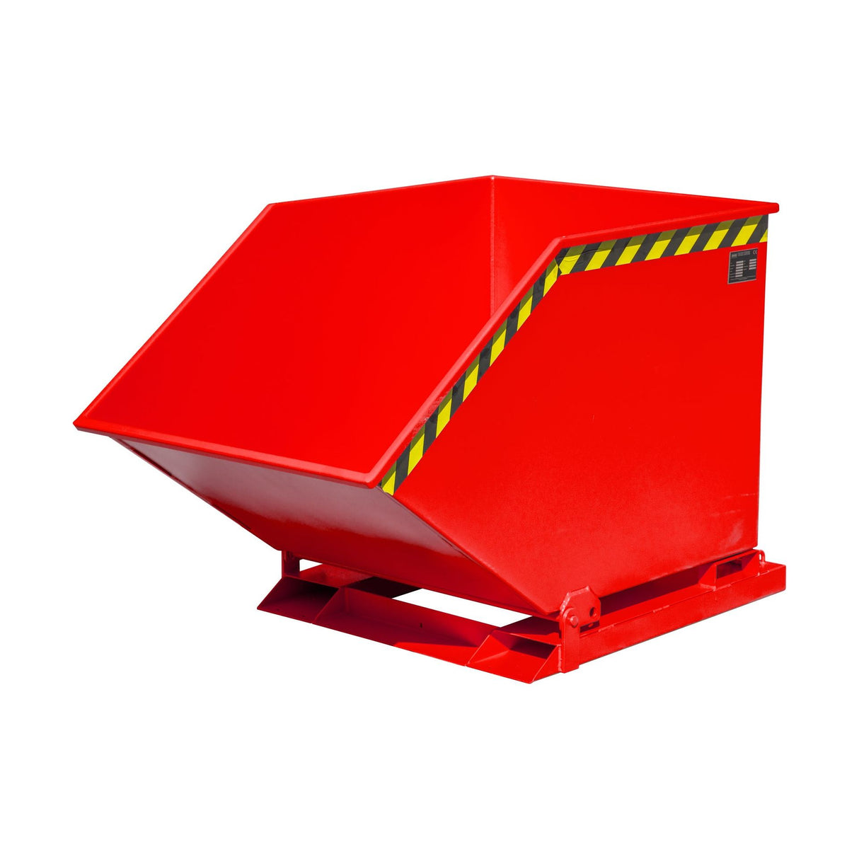 BAUER Südlohn Späne-Kippmulde Typ SKK 600 RAL 3000 Feuerrot - Art.-Nr. 4541-10-0000-2