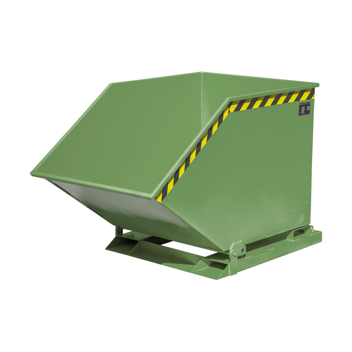 BAUER Südlohn Späne-Kippmulde Typ SKK 600 RAL 6011 Resedagrün - Art.-Nr. 4541-10-0000-4