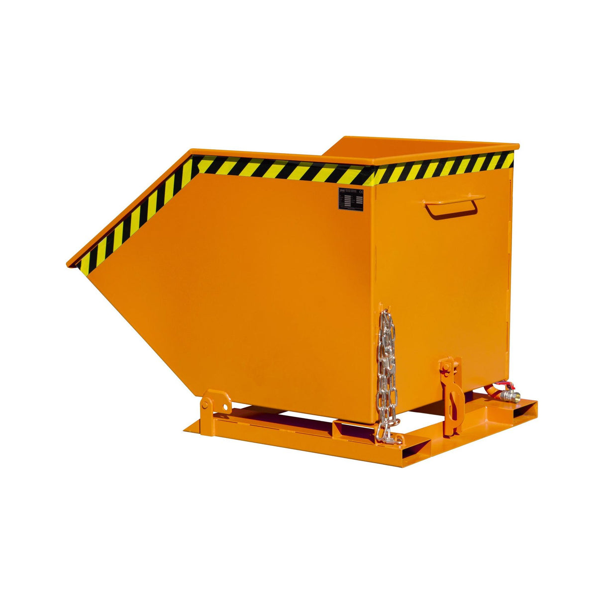 BAUER Südlohn Späne-Kippmulde Typ SKK 800 RAL 2000 Gelborange - Art.-Nr. 4541-11-0000-1